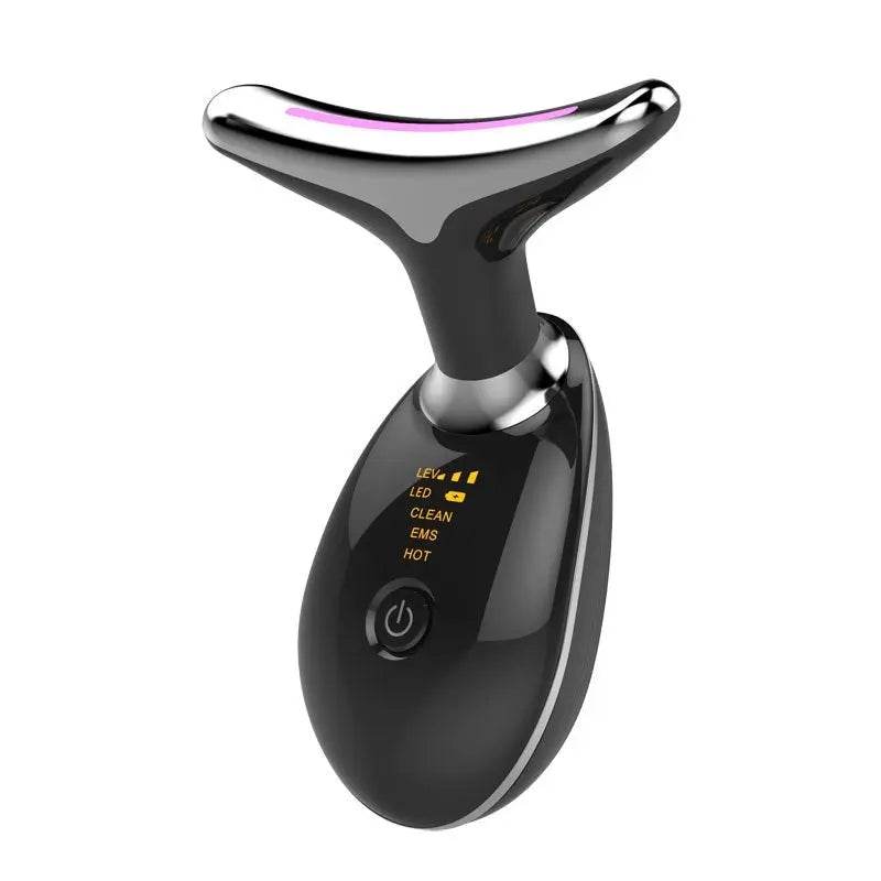 EMS Thermal Neck Lifting And Tighten Massager Electric Microcurrent Wrinkle Remover US - ProTrendyz