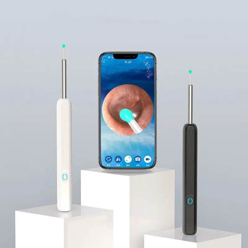 NE3 Ear Cleaner Otoscope Ear Wax Removal Tool With Camera LED Light Wireless Ear Endoscope Ear Cleaning Kit For I-phone - ProTrendyz