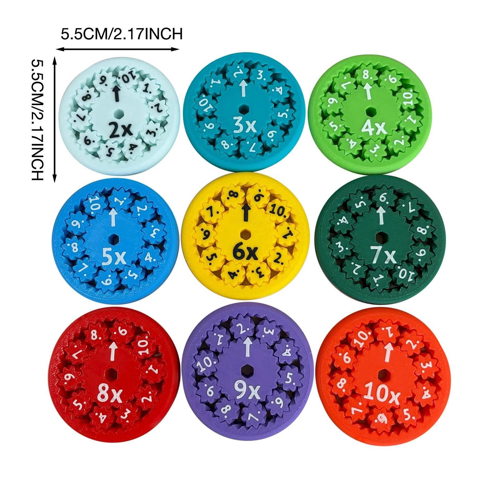 Math Fidget Spinners Fingertip Math Puzzle Toys Math Games Math Operations Decompression Games Desktop Math Multiplication Games - ProTrendyz