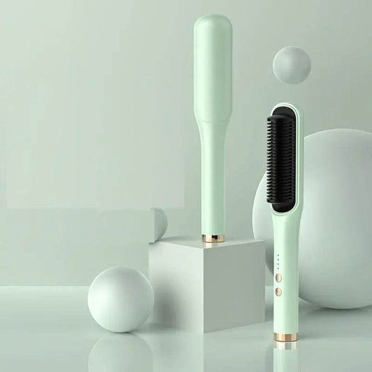Anion Hair Care Electric Hair Curlers Hair Comb Straightener - ProTrendyz