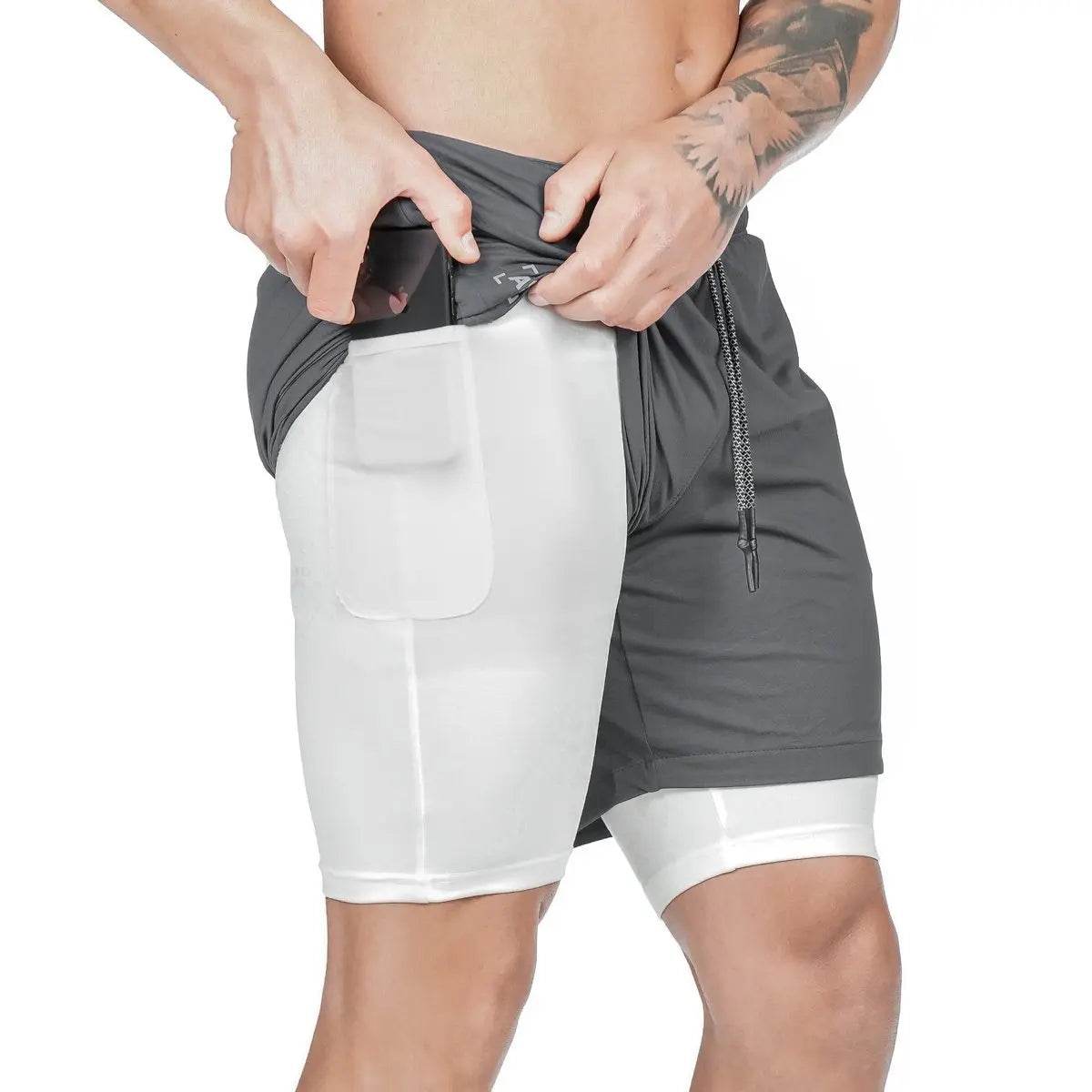 Pocket Compression Gym Shorts US - ProTrendyz