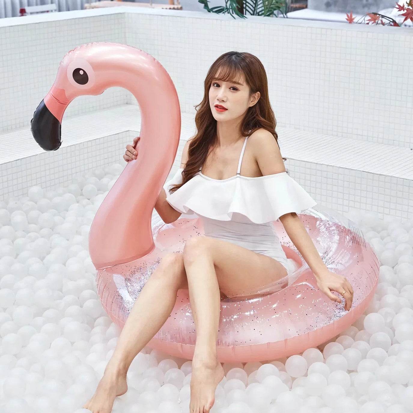 Flamingo Swimming Ring Floating Donut Summer Outdoor Activities Beach Party Inflatable Swimming Pool Toys - ProTrendyz