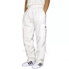 Men Pants Sweatpants Stretch Elastic Waist Jogger Sports Pants Drawstring Trousers Fashion Mens Clothing - ProTrendyz
