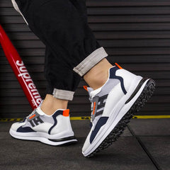 Men Sneakers White Sports Shoes Running Walking - ProTrendyz
