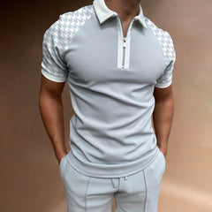 Men's POLO Shirt Striped Printed Short Sleeve T-Shirt Lapel Shirt - ProTrendyz