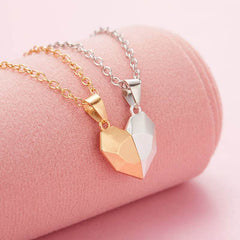 Creative Magnet Necklace Love Heart Broken Men And Women - ProTrendyz