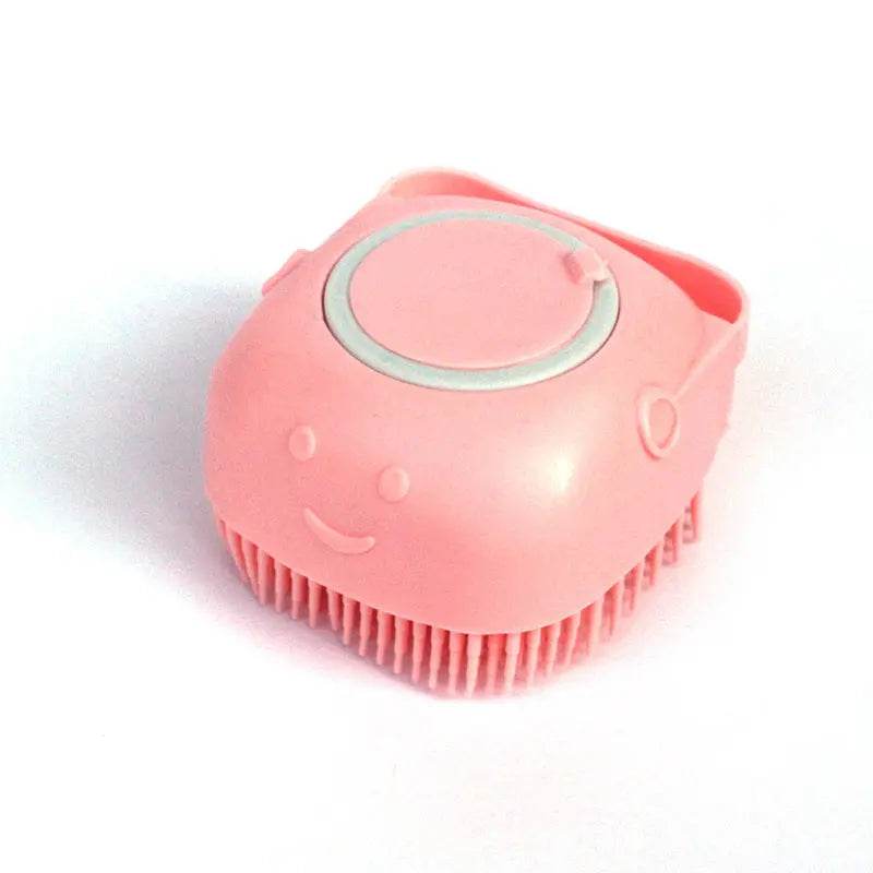 Silicone Dog Bath Massage Gloves Brush Pet Cat Bathroom Cleaning Tool Comb Brush For Dog Can Pour Shampoo Dog Grooming Supplies - ProTrendyz