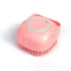 Silicone Dog Bath Massage Gloves Brush Pet Cat Bathroom Cleaning Tool Comb Brush For Dog Can Pour Shampoo Dog Grooming Supplies - ProTrendyz