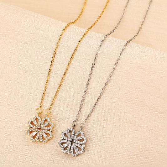 Variety Four-leaf Clover Non-fading Light Luxury Titanium Steel Necklace - ProTrendyz
