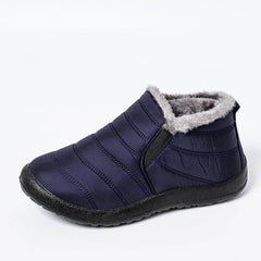 Slip on Fashion Unisex Keeping Warm Ankle Boots Men Winter Snow Boots Shoes Women Man Waterproof Lightweight Flat Plus Size Shoe - ProTrendyz