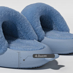 Winter Shark Slippers Detachable Warm Fuzzy Slippers Bedroom House Shoes Women - ProTrendyz