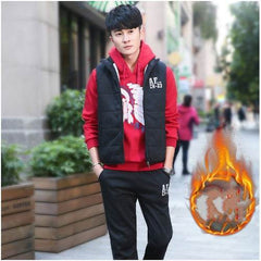 Men Plus Velvet Padded Clothes Suit - ProTrendyz