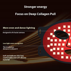 Infrared Photon Beauty Apparatus Colorful LED Household Silicone Portable Beauty Mask Breathable