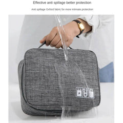 Electronics Organizer Travel Cable Organizer Bag Waterproof Portable Digital Storage Bag Electronic Accessories Case Cable Charger Organizer Case - ProTrendyz