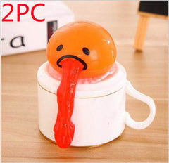 Puking Ball Brother Egg Yolk Pinch Vomit Spoof And Play Tricky Toys - ProTrendyz