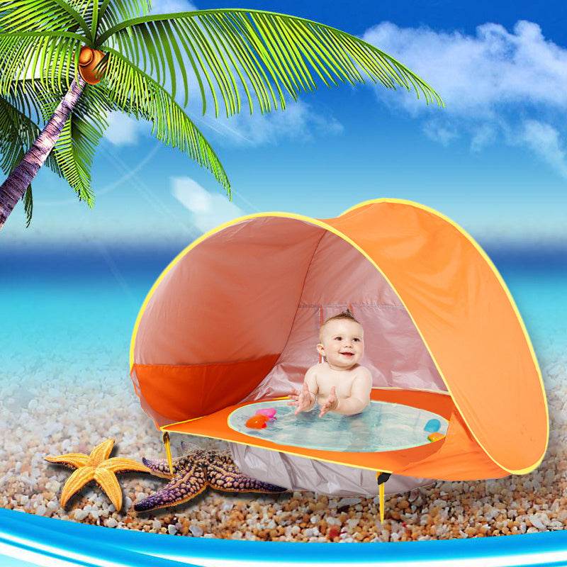Baby Beach Tent Portable Shade Pool UV Protection Sun Shelter For Infant Outdoor Toys Child Swimming Pool Play House Tent Toys - ProTrendyz