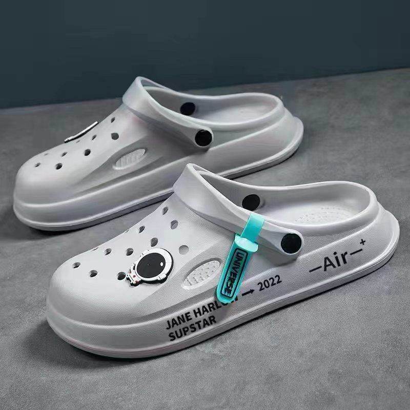Astronaut Decor Slippers Summer Indoor Home Shoes Outdoor Garden Clogs Shoes - ProTrendyz
