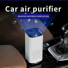 Car Air Purifier Portable Negative Ion Generator Remove Formaldehyde Dust Smoke Air Freshen Washer For Home Car Cleaner Air Allergies - ProTrendyz