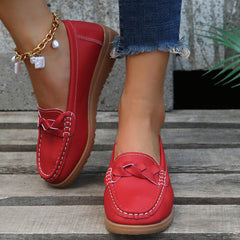 Women Flats Shoes Weave Design Soft Spring Summer Shoes - ProTrendyz