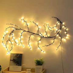Vines With Lights Christmas Garland Light Flexible DIY Willow Vine Branch LED Light For Room Wall Wedding Party Decor - ProTrendyz