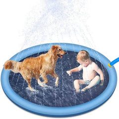 Non-Slip Splash Pad For Kids And Pet Dog Pool Summer Outdoor Water Toys Fun Backyard Fountain Play Mat - ProTrendyz