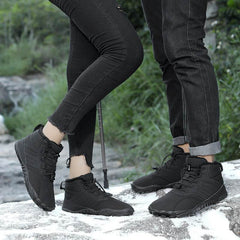 Outdoor Sports Cotton Shoes For Men And Women Winter Warm Slip-on Boots Wear-resistant Anti-ski Thickened Shoes Couple - ProTrendyz