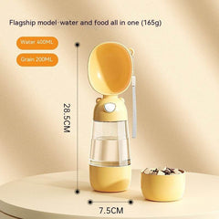 Portable Dog Water Bottle Food And Water Container For Pet Pets Feeder Bowl Outdoor Travel Drinking Bowls Water Dispenser - ProTrendyz