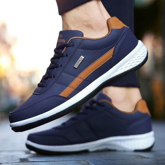 Casual Shoe Italian Breathable Leisure Male Sneakers Non-slip Footwear Men Vulcanized Shoes - ProTrendyz