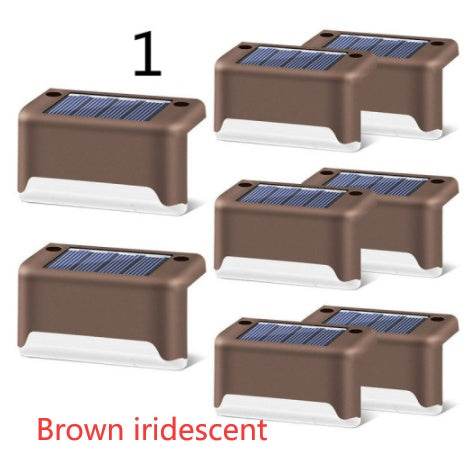New Upgrade Waterproof LED Solar Fence Lamp Solar Deck Lights Solar Step Light Outdoor For Patio Stairs Garden Pathway Step Yard - ProTrendyz