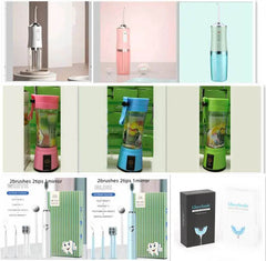Portable Blender With USB Rechargeable Mini Kitchen Fruit Juice Mixer Home Simple Portable Electric Mini Juicer - ProTrendyz