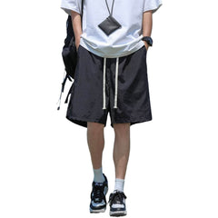 Men's Loose Knee Length Plus Size Straight Breathable Shorts - ProTrendyz
