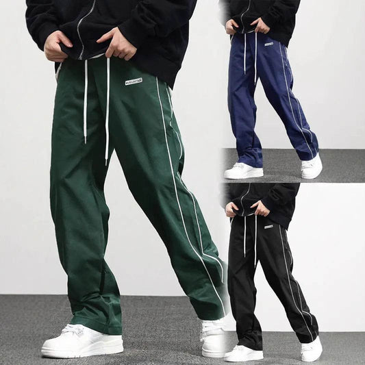 Men's Fashionable Retro Leisure Tappered Trousers Men's Loose Cargo Pants With Side Pockets Long Pants Trousers For Street Everyday Jogger Out - ProTrendyz
