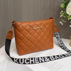Small Messenger Bag For Women Trend Lingge Embroidery Female Shoulder Bags Fashion Chain Ladies Crossbody Purse - ProTrendyz