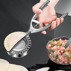 Kitchen Dumpling Mold Stainless Steel Dumpling Machine Pressing Home Baking Tool Skin Press Tool Dumpling Noodle Manual Kitchen Gadgets Dumpling Making Tools - ProTrendyz
