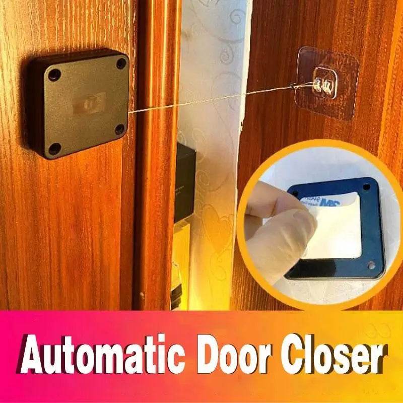 Automatic Door Closer Punch-Free Soft Close Door Closers For Sliding Door Glass Door 500g-1000g Tension Closing Device - ProTrendyz
