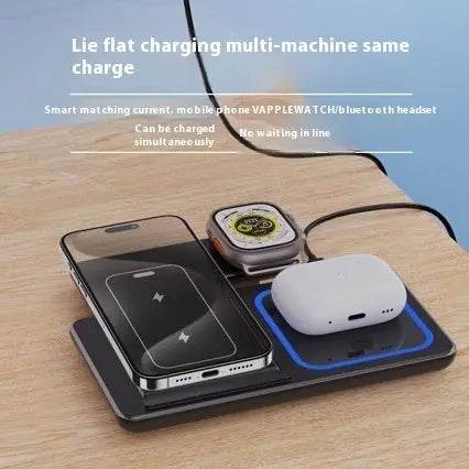 15W 3 In 1 LED Fast Wireless Charging Station - ProTrendyz