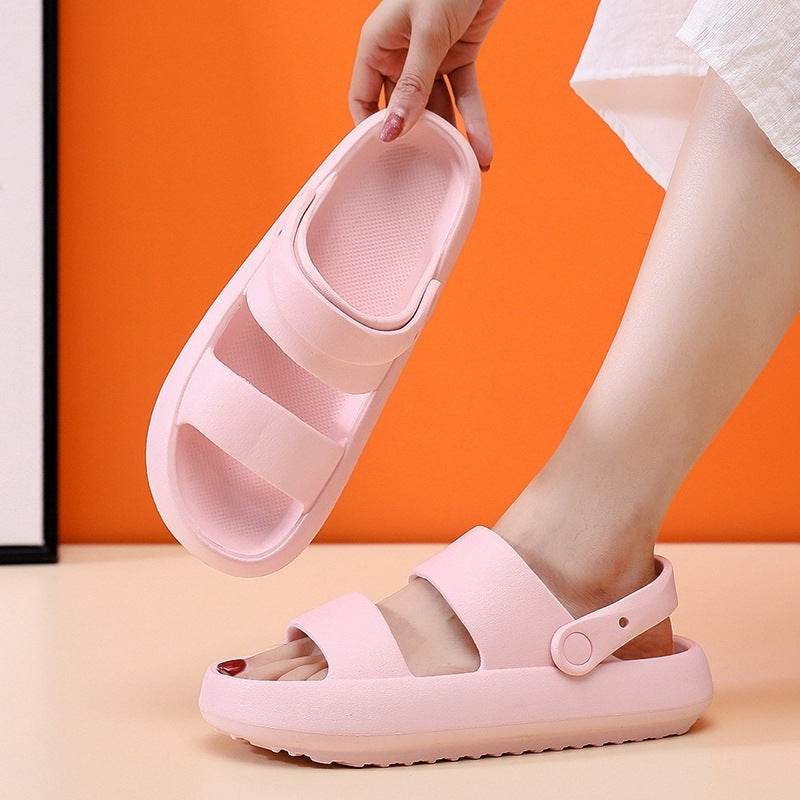 Adjustable Shoes For Women Men Sandals 3cm Thick Bottom Slippers Outdoor - ProTrendyz