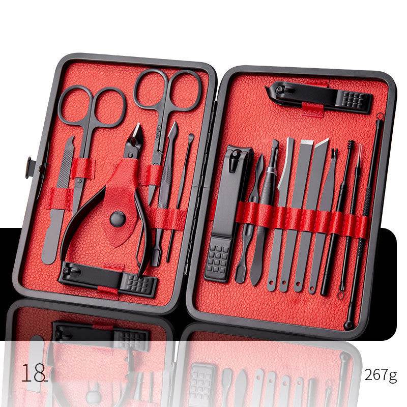 Professional Scissors Nail Clippers Set Ear Spoon Dead Skin Pliers Nail Cutting Pliers Pedicure Knife Nail Groove Trimmers - ProTrendyz
