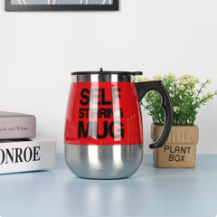 Electric Self Stirring Coffee Mug Cup Stainless Steel Automatic Self Mixing & Spinning Home Office Travel Mixer Milk Whisk Cup - ProTrendyz