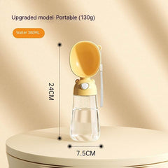 Portable Dog Water Bottle Food And Water Container For Pet Pets Feeder Bowl Outdoor Travel Drinking Bowls Water Dispenser - ProTrendyz