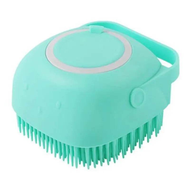 Silicone Dog Bath Massage Gloves Brush Pet Cat Bathroom Cleaning Tool Comb Brush For Dog Can Pour Shampoo Dog Grooming Supplies - ProTrendyz