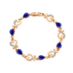 Hollow Love Bracelet With Rhinestones Fashion Temperament Heart-shaped Bracelet For Valentine's Day Gift Jewelry - ProTrendyz