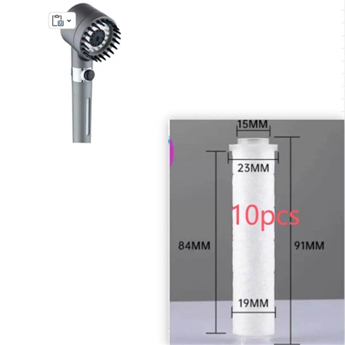 3 Modes Shower Head High Pressure Showerhead Portable Filter Rainfall Faucet Tap Bathroom Bath Home Innovative Accessories US - ProTrendyz