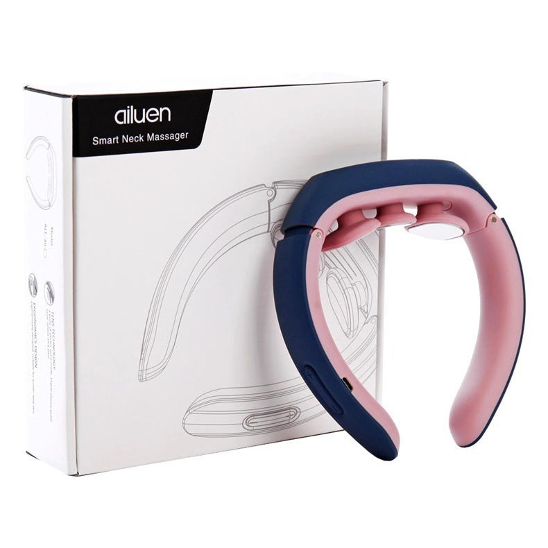 Neck Massager Shoulder Electric Pulse Cervical Traction Collar Therapy Deep Tissue Pain Relieve Stimulator Health Care Massage ProTrendyz