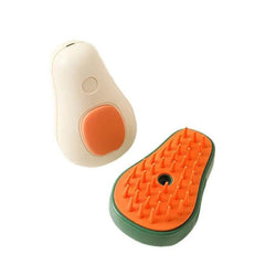 Steamy Cat Brush Cat Dog Grooming Comb Electric Self Cleaning Steam Cat Brush For Massage Avocado Shape Pet Spray Cat Grooming - ProTrendyz