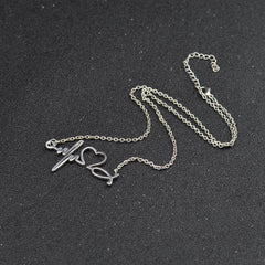 Heartbeat Necklace Women Love Heart Necklaces - ProTrendyz