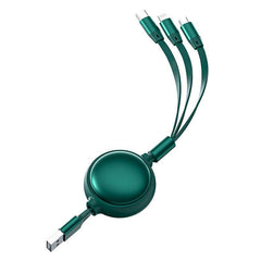 3 In1 USB Cable Micro USB Type C Cable 3 In 1 2.4A Retractable USB C Charging Cable - ProTrendyz