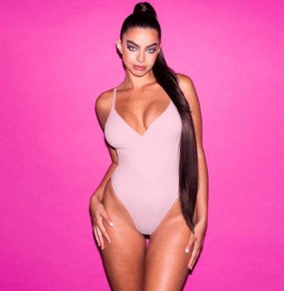 Summer Bikini Backless String Large Size Sexy Solid Color Triangle One-piece Swimsuit Womens Clothing - ProTrendyz