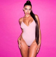 Summer Bikini Backless String Large Size Sexy Solid Color Triangle One-piece Swimsuit Womens Clothing - ProTrendyz