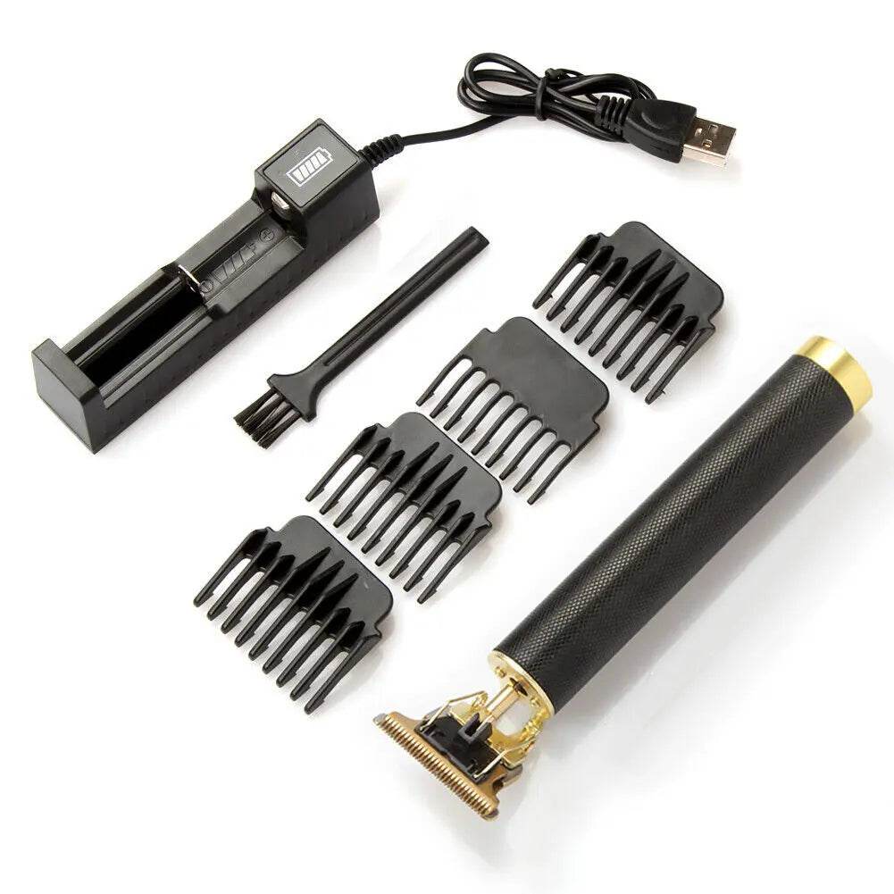 USB Electric Hair Clippers Rechargeable Shaver Beard Trimmer Professional Men Hair Cutting Machine Beard Barber Hair Cut US - ProTrendyz